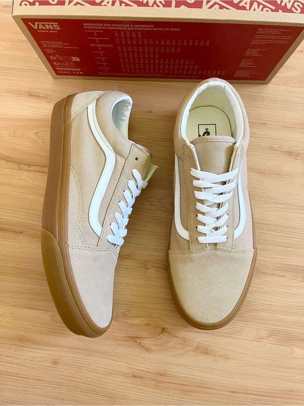 Vans Old Skoo Sesame Gum Mens 11.5 US